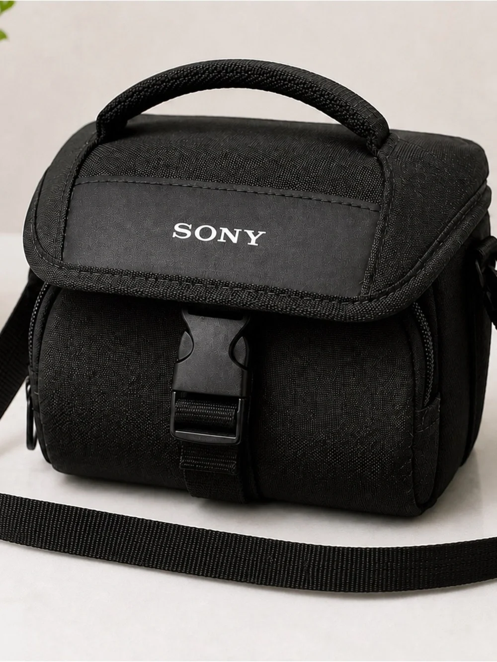 Sony Black Padded Camera Carrying Bag with Adjustable Strap